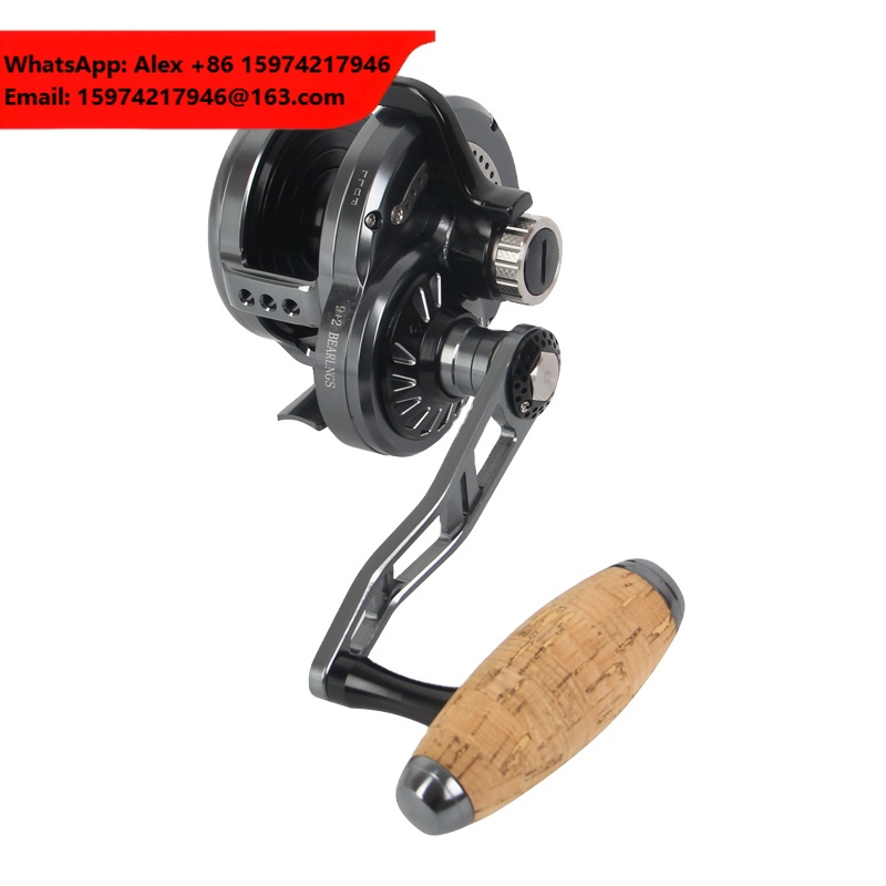 Reel Drag Knob - Metalowy uchwyt kołowrotka do wędkarstwa morskiego,