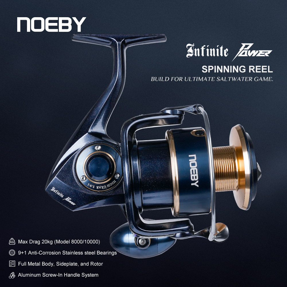 Surf Reel - Noeby Infinite Power Kołowrotek spinningowy 5000H