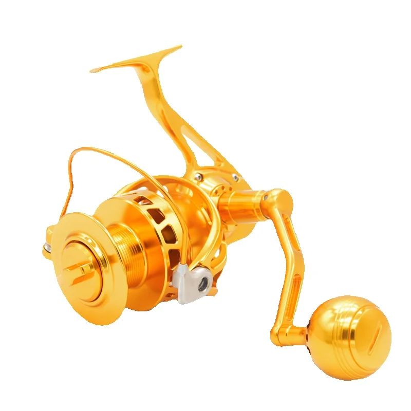 Surf Reel - Kołowrotek spinningowy CAMEKOON, złota aluminiowa rama,