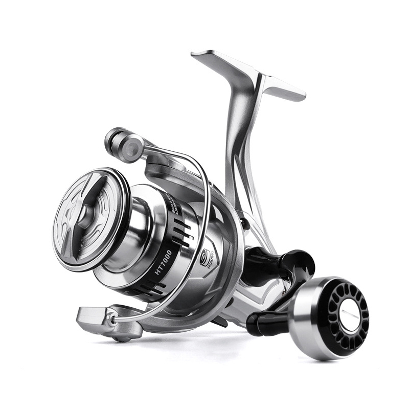 Reel Drag Knob - Srebrna Kołowrotek spinningowy Ultralekka Metalowa Szpula