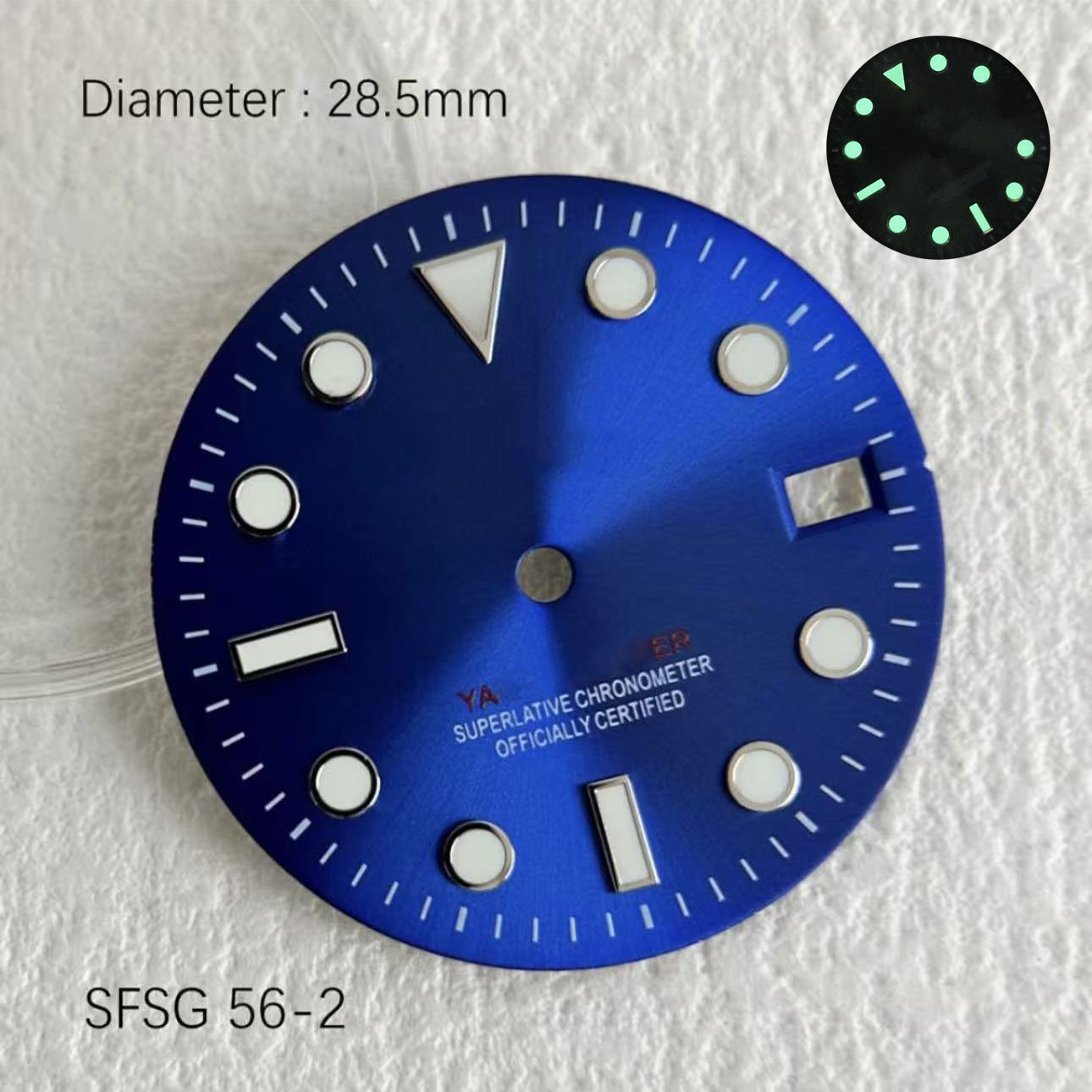 Gorący SUB 28.5mm NH35 Zielona – Reel Case recenzja i cena