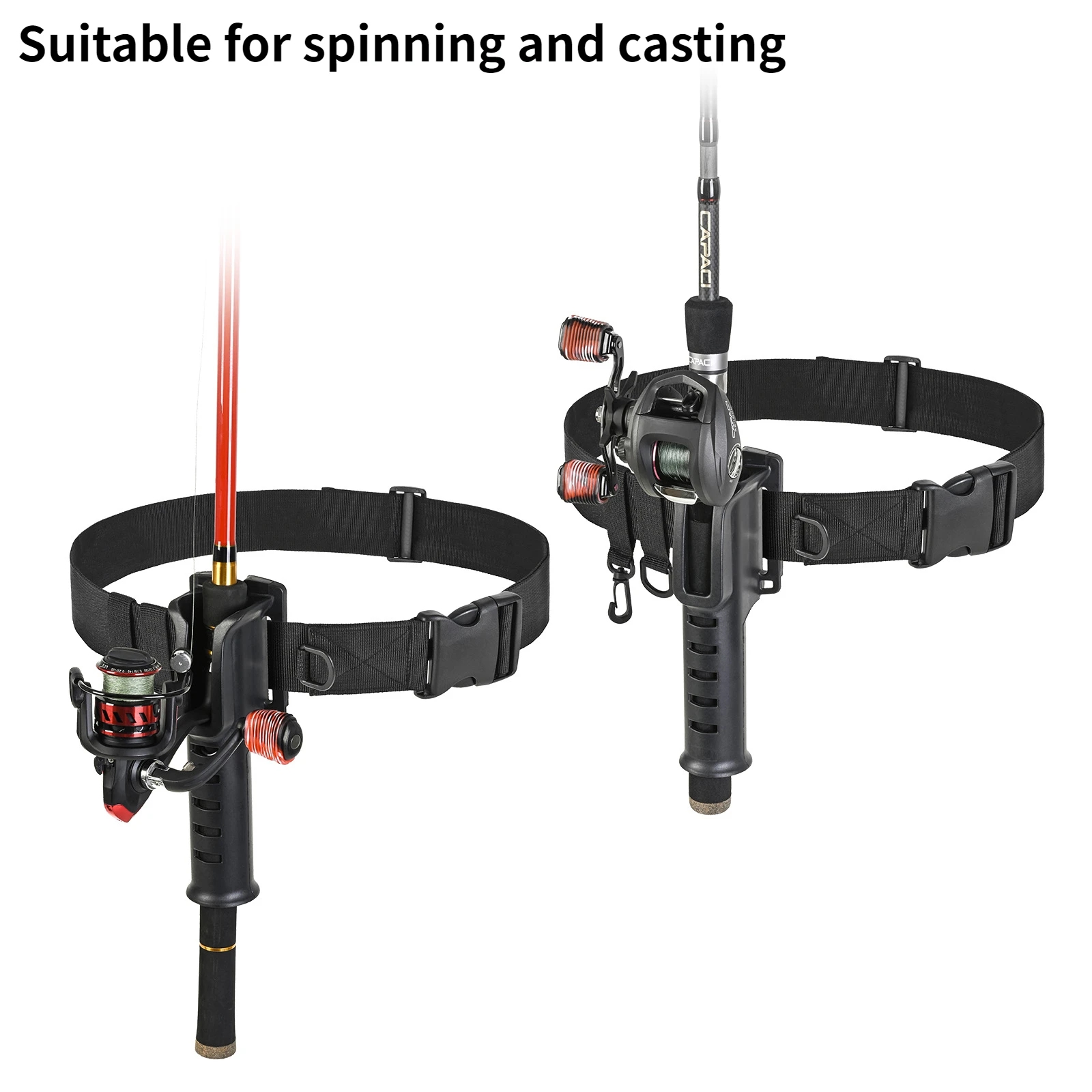 Wiszący wędkarski pas biodrowy – Spinning Reel recenzja i cena