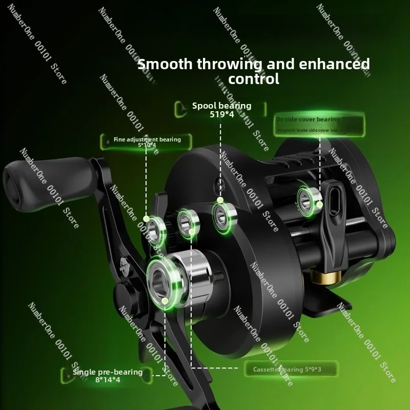Elektroniczny hamulec magnetyc – Baitcasting Reel recenzja i cena
