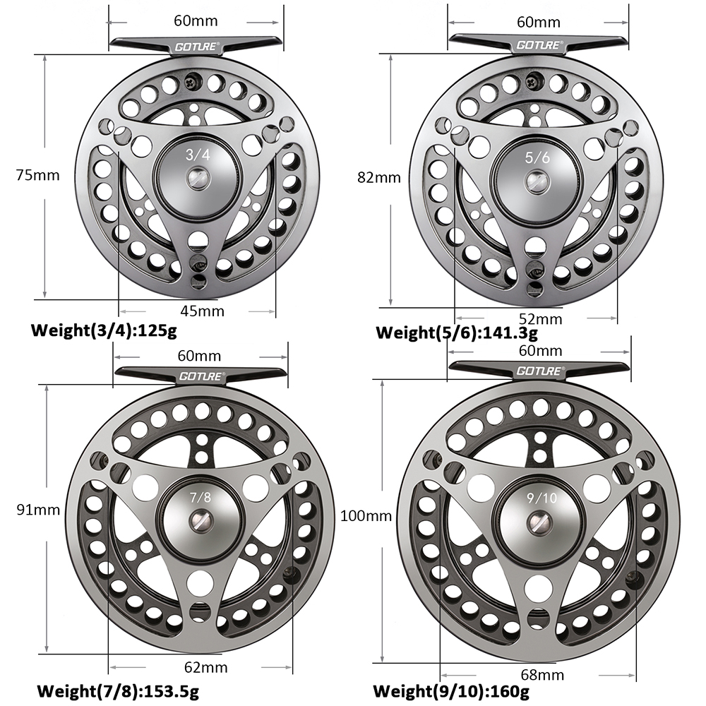 Goture Kołowrotek muchowy z du – Reel Spare Spool recenzja i cena