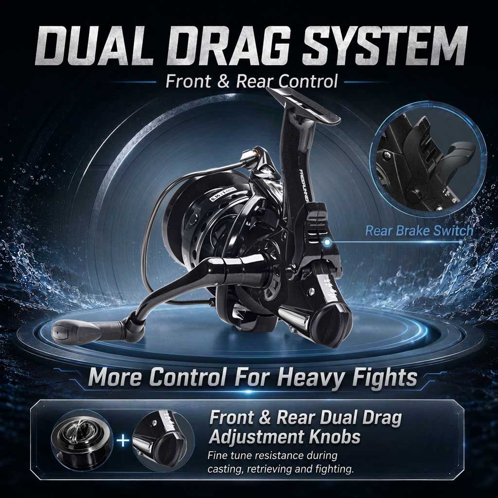 SAMOLLA Kołowrotek spinningowy – Reel Drag Knob recenzja i cena